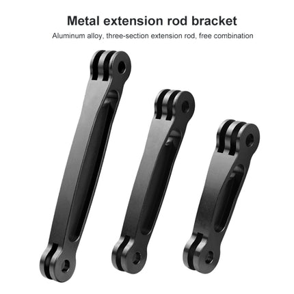 Joint Aluminum Extension Arm Grip Extenter for GoPro HERO9 Black / HERO8 Black /7 /6 /5, Insta360 One R, DJI Osmo Action, Xiaoyi Sport Cameras, Length: 10.8cm-garmade.com
