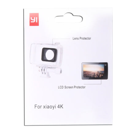 Ultra Clear LCD Screen Protector + Housing Glass Lens Protector Film for Xiaomi Xiaoyi II 4K Camera-garmade.com