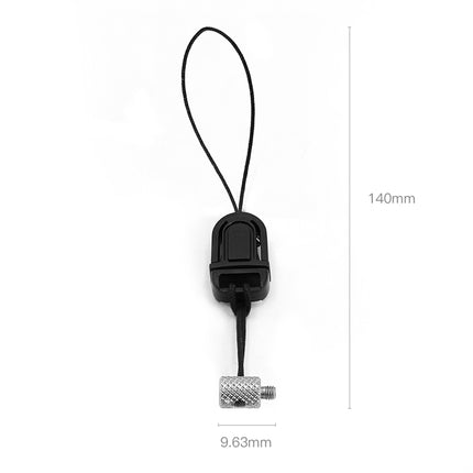 STARTRC Phone Holder Clip Anti-lost Rope Strap Anti-drop for DJI OM4 / Osmo Mobile 3 (Black)-garmade.com
