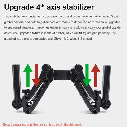 STARTRC Handheld Five Axis Stabilizer Anti-shake Shock Absorber Stabilizing Gimbal for DJI Ronin SC-garmade.com