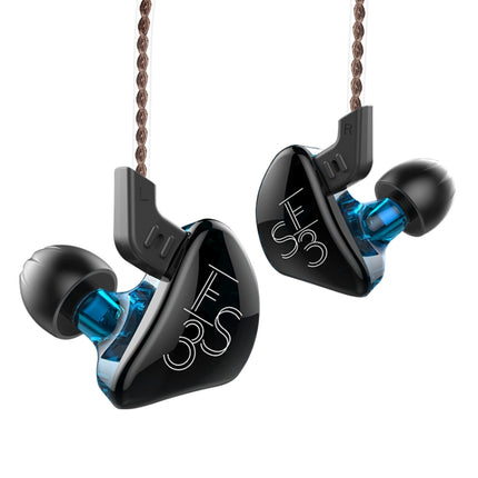 KZ ES3 Standard Version 3.5mm Hanging Ear Sports Design In-Ear Style Wired Earphone, Cable Length: 1.2m(Blue)-garmade.com