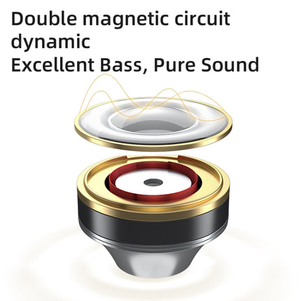 KZ ZAS 16-unit Ring Iron In-ear Wired Earphone, Mic Version(Black)-garmade.com