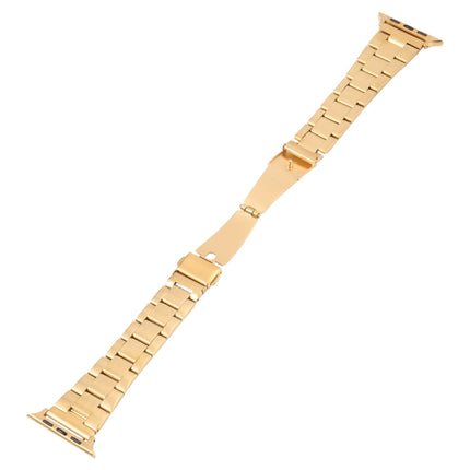 Small Waist Quick Release Watch Band For Apple Watch Series 9&8&7 41mm / SE 3&SE 2&6&SE&5&4 40mm / 3&2&1 38mm(Gold)-garmade.com