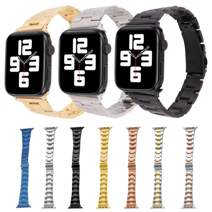 Small Waist Quick Release Watch Band For Apple Watch Series 9&8&7 41mm / SE 3&SE 2&6&SE&5&4 40mm / 3&2&1 38mm(Black)-garmade.com