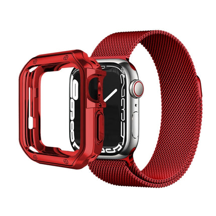 TPU Frame Watch Case For Apple Watch Series 3 & 2 & 1 38mm(Red)-garmade.com