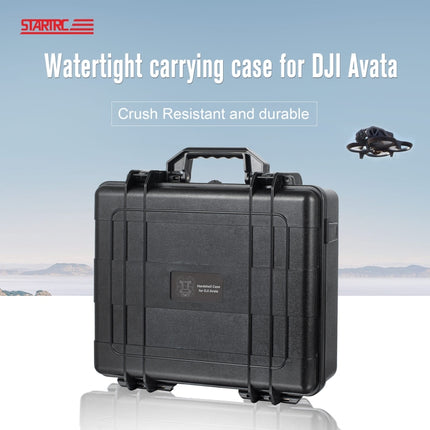 STARTRC ABS Waterproof Shockproof Suitcase Storage Box For DJI Avata / Goggles 2 / / FPV Goggles V2(Black)-garmade.com