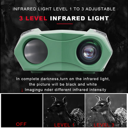 GVDA GD903 3 inch TFT Screen Binoculars 4K Infrared Night Vision Binoculars(Black)-garmade.com