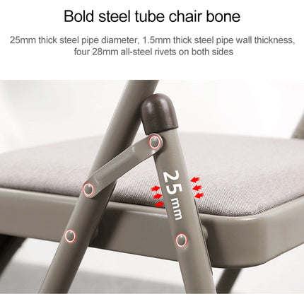 Coach Type Multifunctional Folding Yoga Auxiliary Chair, Double Beam + Lumbar Support(Grey)-garmade.com