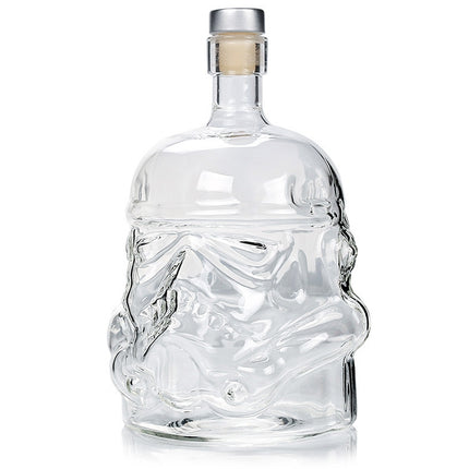 Glass Bottle Wine Pot Decanter Transparent Crystal Vodka Flagon Gift, Capacity: 650ml-garmade.com