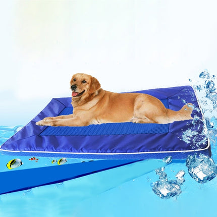 Summer Dog Pad Bed House Pet Cool Down Pad Detachable Dog Mat Cushion,Medium, Size:63*44*4cm-garmade.com