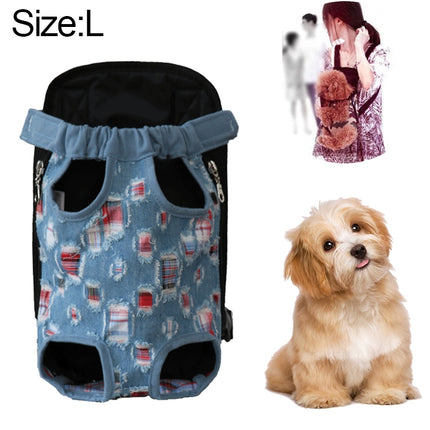 Front Pet Carrier Dog Backpack Bag, Size：L-garmade.com