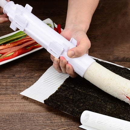 Sushi DIY Convenient Perfect Homemade Sushi Roll Maker(White)-garmade.com