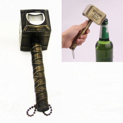 Hammer Shape Creative Magnetic Beer Wine Bottle Opener (Bronze)-garmade.com