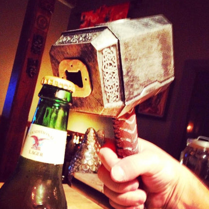 Hammer Shape Creative Magnetic Beer Wine Bottle Opener (Bronze)-garmade.com