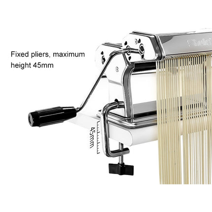 QF150 Household Kitchen Split Type Stainless Steel Manual Pressing Machine Pasta Machine (Red)-garmade.com