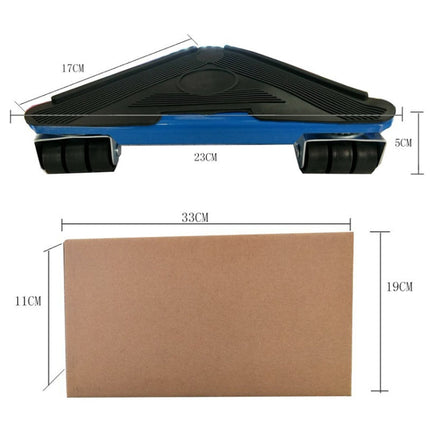 5 in 1 Triangle Iron Movers Home Trolly Heavy Furniture Moving to Save Effort(Blue)-garmade.com