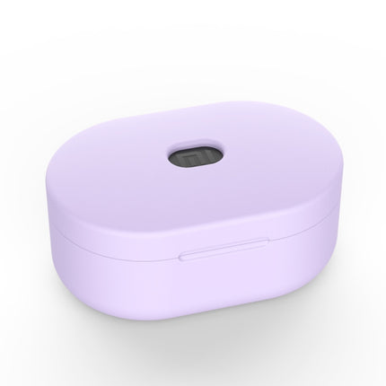 Silicone Charging Box Protective Case for Xiaomi Redmi AirDots / AirDots S / AirDots 2(Purple)-garmade.com
