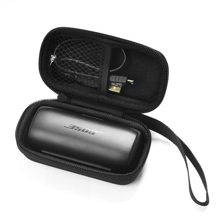 2 PCS Portable Handheld Shockproof Bluetooth Headset Protective Box Storage Bag for Bose SoundSport Free(Black)-garmade.com