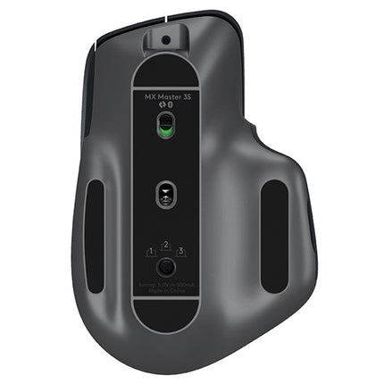Logitech MX Master 3s 8000DPI 2.4GHz Ergonomic Wireless Bluetooth Dual Mode Mouse (Black)-garmade.com