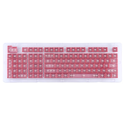 ABS Translucent Keycaps, OEM Highly Mechanical Keyboard, Universal Game Keyboard (Red)-garmade.com