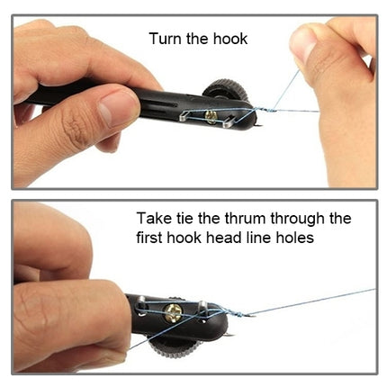 Fishing Line String Knotter Fishing Hook Tie Device Manual Knot Tying Tool-garmade.com
