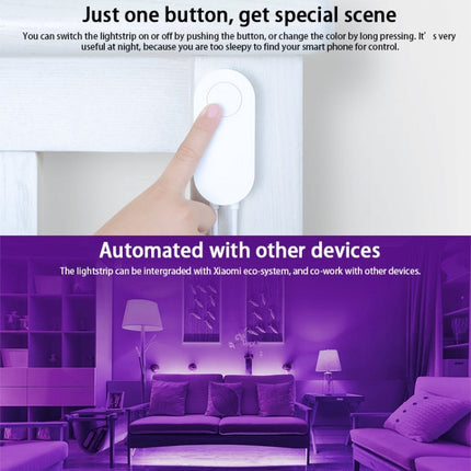 Original Xiaomi Mi Yeelight Smart WiFi APP Remote Control Extension LED Strip Light, Length: 1m-garmade.com