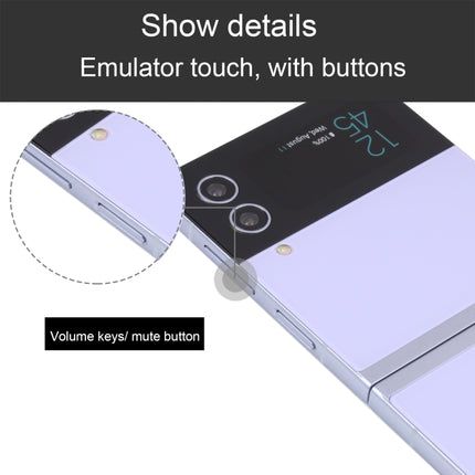 For Samsung Galaxy Z Flip4 Color Screen Non-Working Fake Dummy Display Model (Purple)-garmade.com