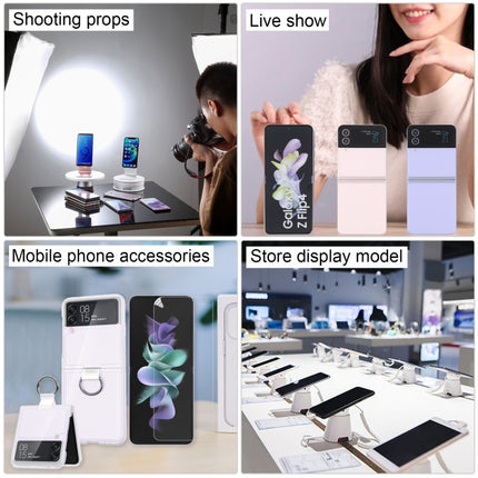 For Samsung Galaxy Z Flip4 Color Screen Non-Working Fake Dummy Display Model (Purple)-garmade.com