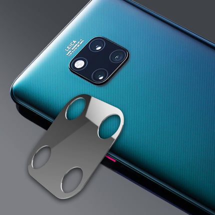 2 PCS 10D Full Coverage Mobile Phone Metal Rear Camera Lens Protection Ring Cover for Huawei Mate 20 Pro(Silver)-garmade.com