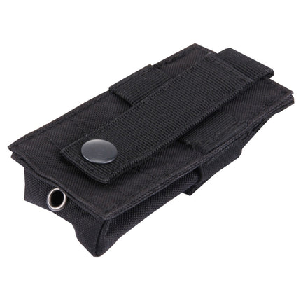 M5 Multifunctional Outdoor Sports Mini Portable Flashlight Protective Cover / Bag, Size: 15 x 4.7 x 2 cm(Black)-garmade.com