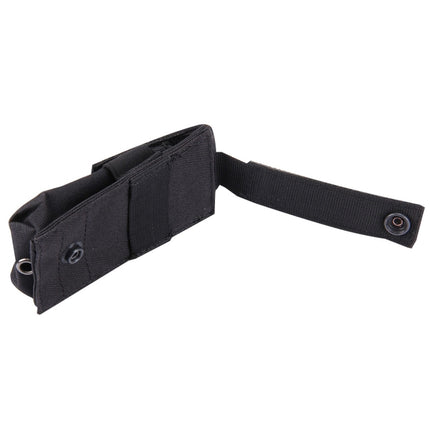 M5 Multifunctional Outdoor Sports Mini Portable Flashlight Protective Cover / Bag, Size: 15 x 4.7 x 2 cm(Black)-garmade.com