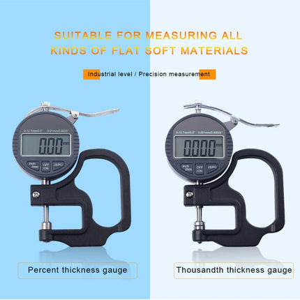0-25mm Range Digital Display Micrometer Thickness Gauge-garmade.com