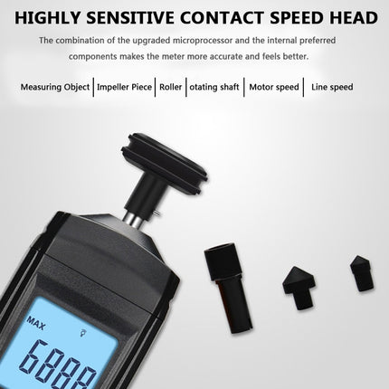 BENETECH GM8906 Portable Contact Tachometer-garmade.com