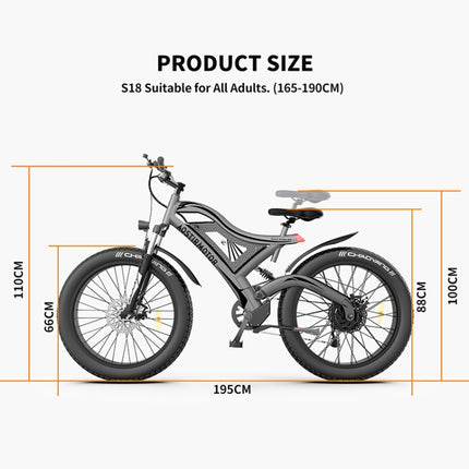 [US Warehouse] AOSTIRMOTOR 750W 48V 15AH Aluminium Electric Bike with 26 inch Tires for Adults-garmade.com