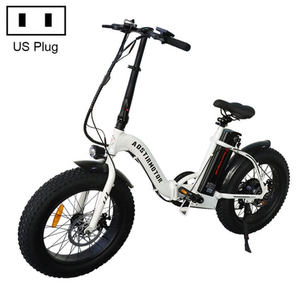 [US Warehouse] AOSTIRMOTOR G20 500W Foldable Electric Bicycle 20 inch Tire 36V/13Ah Li-Battery, US Plug-garmade.com