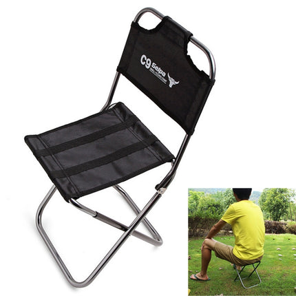Outdoor Fishing Portable Folding Seat Stool Backpacking Aluminium Alloy Chair-garmade.com
