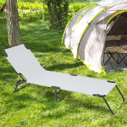 [US Warehouse] Outdoor Folding Three-Fold Camping Bed-garmade.com