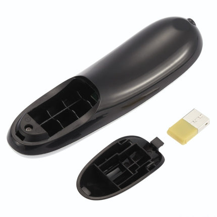 PR-07 2.4G Multifunctional 6-axis Gyro PC Wireless Presenter Remote Control PPT Presentation Air Mouse , Support Windows XP / Vista / Win7 / Win8 / Android 4.0 and Above Version , Effective Distance: 15m(Grey)-garmade.com