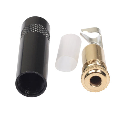 REXLIS TC227 Mini 3.5 mm Female Plug Audio Jack Gold Plated Earphone Adapter-garmade.com