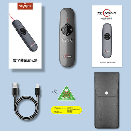 ASiNG A8 128GB Red Green Laser PPT Page Turning Pen Wireless Presenter-garmade.com
