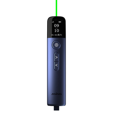 ASiNG A9s Multifunctional PPT Page Turning Pen Wireless Presenter (Blue)-garmade.com