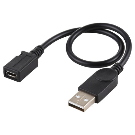 USB Male to Micro USB Female Converter Cable, Cable Length: about 22cm-garmade.com