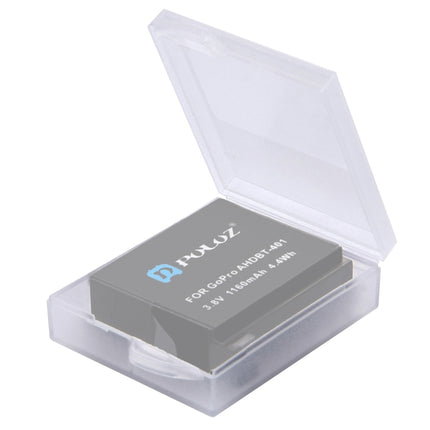 PULUZ Hard Plastic Transparent Battery Storage Box (for GoPro HERO4 Battery)-garmade.com
