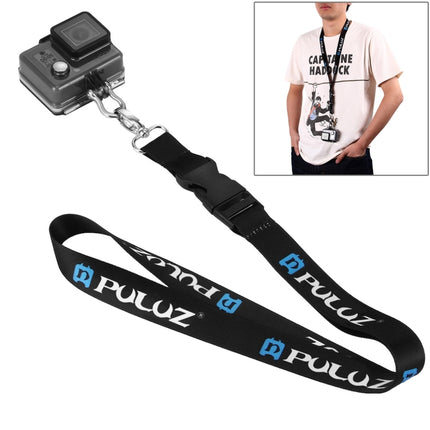 PULUZ 60cm Detachable Long Neck Strap Lanyard Sling for GoPro Hero11 Black / HERO10 Black / HERO9 Black /HERO8 / HERO7 /6 /5 /5 Session /4 Session /4 /3+ /3 /2 /1 / Max, DJI OSMO Action and Other Action Cameras-garmade.com