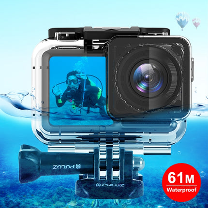 PULUZ 61m Underwater Waterproof Housing Diving Case for DJI Osmo Action, with Buckle Basic Mount & Screw-garmade.com