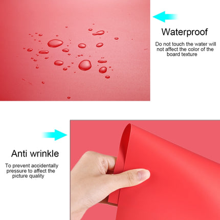 PULUZ Photography Background PVC Paper Kits for Studio Tent Box, Size: 121cm x 58cm(Red)-garmade.com
