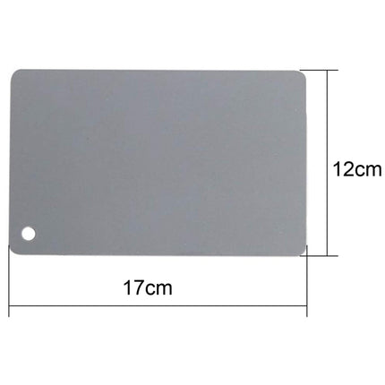 3 in 1 Black White Gray Balance Card / Digital Gray Card with Strap, Works with Any Digital Camera, File Form: RAW and JPEG, Size: 17.5cm x 12cm-garmade.com