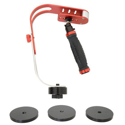 DEBO Handheld Video Stabilizer for DSLR Camera Camcorder, UF-007(Red)-garmade.com