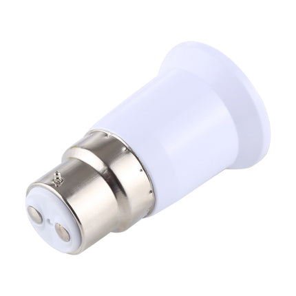E27 to B22 Light Lamp Bulbs Adapter Converter(White)-garmade.com