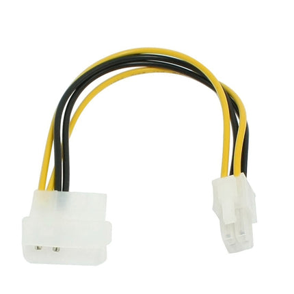 Motherboard Molex IDE 2-pin to 4-Pin ATX P4 12V ATX CPU Power Connector Adapter Cable-garmade.com
